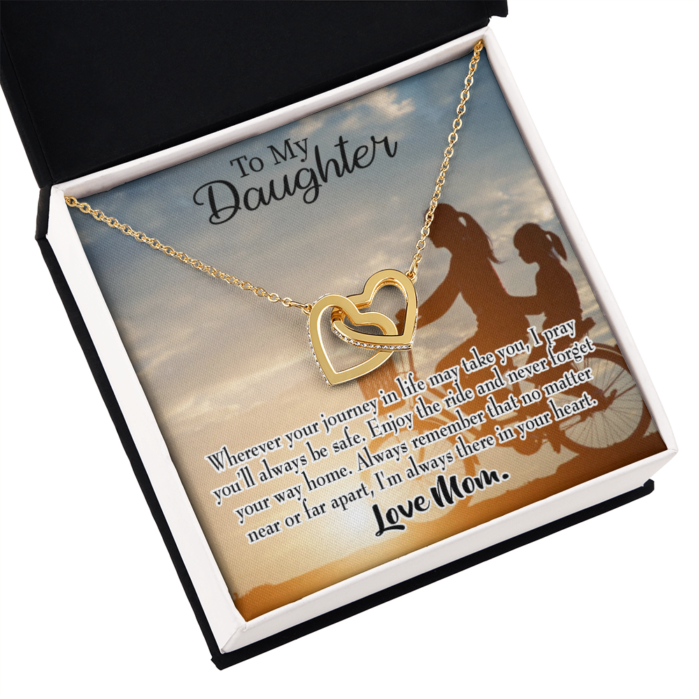 To My Daughter I Pray for You From Mum Inseparable Necklace-Express Your Love Gifts