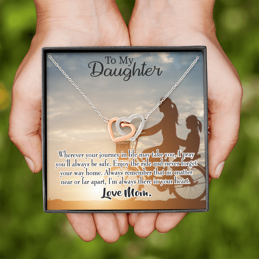 To My Daughter I Pray for You From Mum Inseparable Necklace-Express Your Love Gifts