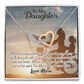 To My Daughter I Pray for You From Mum Inseparable Necklace-Express Your Love Gifts