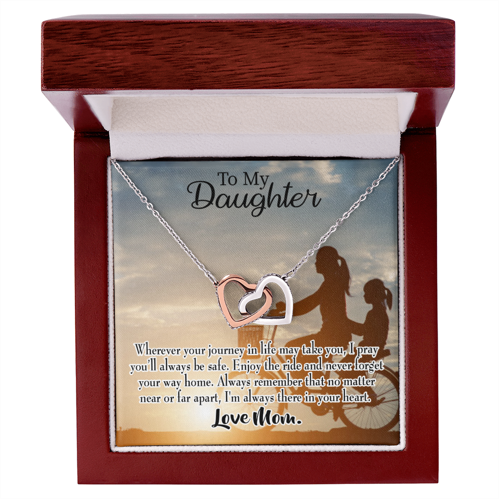 To My Daughter I Pray for You From Mum Inseparable Necklace-Express Your Love Gifts