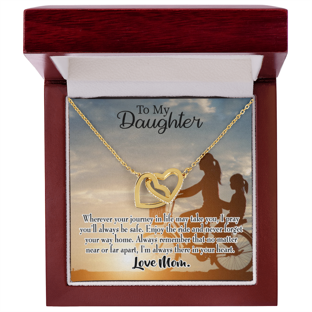 To My Daughter I Pray for You From Mum Inseparable Necklace-Express Your Love Gifts