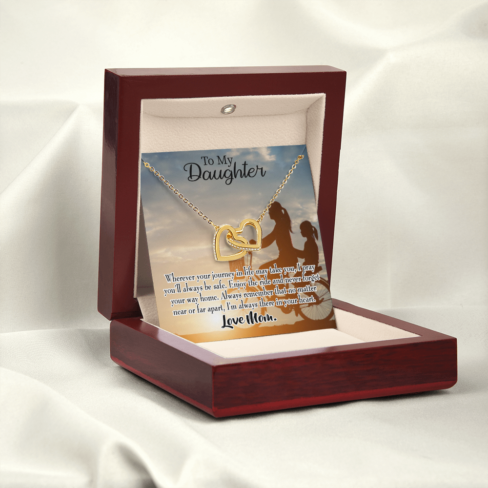 To My Daughter I Pray for You From Mum Inseparable Necklace-Express Your Love Gifts