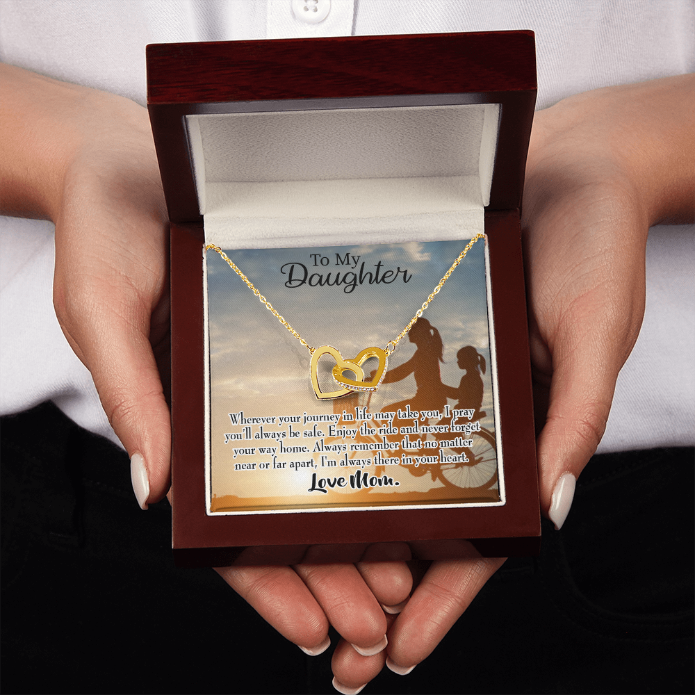 To My Daughter I Pray for You From Mum Inseparable Necklace-Express Your Love Gifts