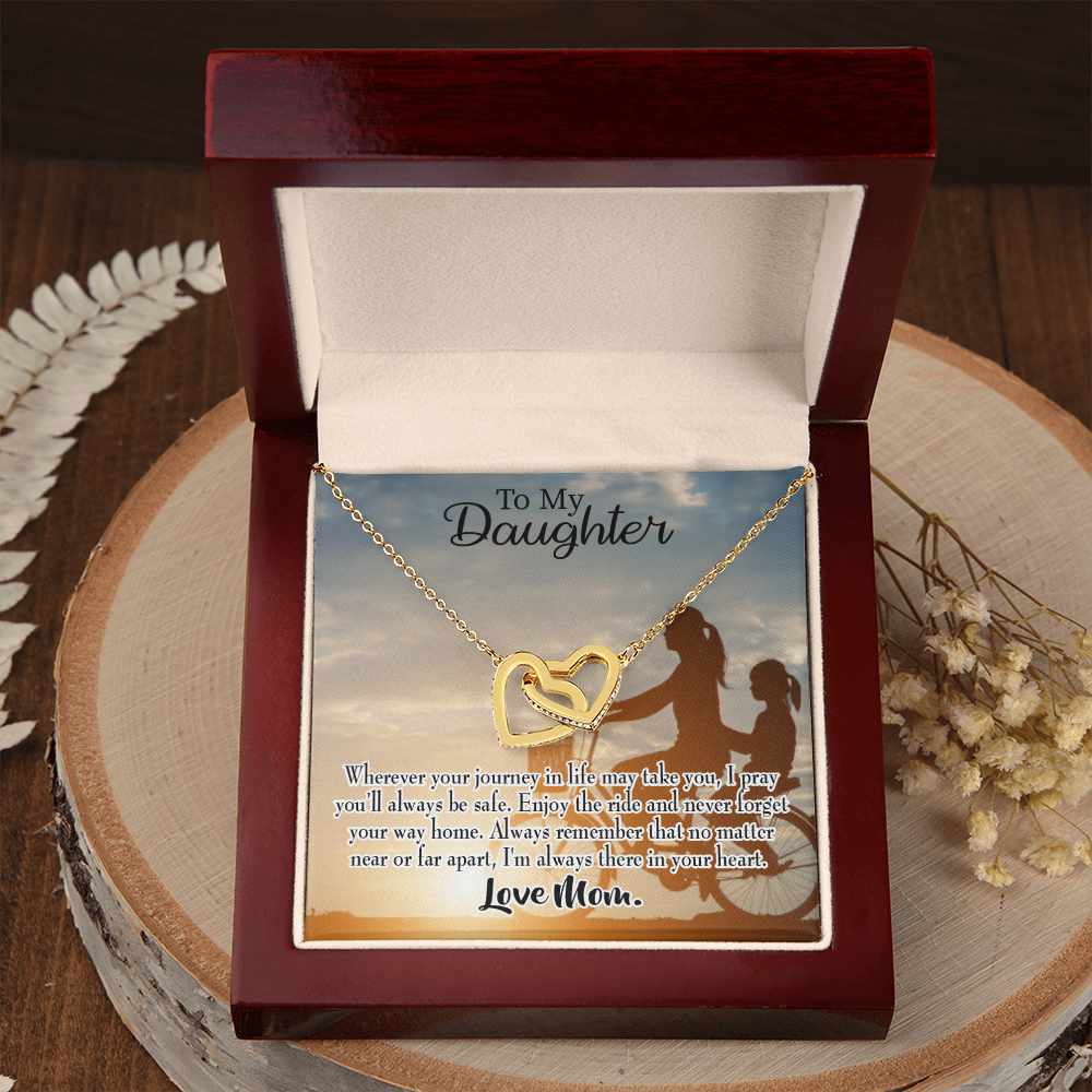 To My Daughter I Pray for You From Mum Inseparable Necklace-Express Your Love Gifts