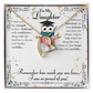 To My Daughter I Wish You The Strength Forever Necklace w Message Card-Express Your Love Gifts