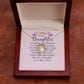 To My Daughter If There is One Person in This World Forever Necklace w Message Card-Express Your Love Gifts