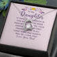 To My Daughter If There is One Person in This World Forever Necklace w Message Card-Express Your Love Gifts