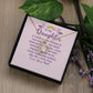 To My Daughter If There is One Person in This World Forever Necklace w Message Card-Express Your Love Gifts