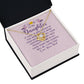 To My Daughter If There is One Person in This World Infinity Knot Necklace Message Card-Express Your Love Gifts