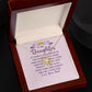 To My Daughter If There is One Person in This World Infinity Knot Necklace Message Card-Express Your Love Gifts