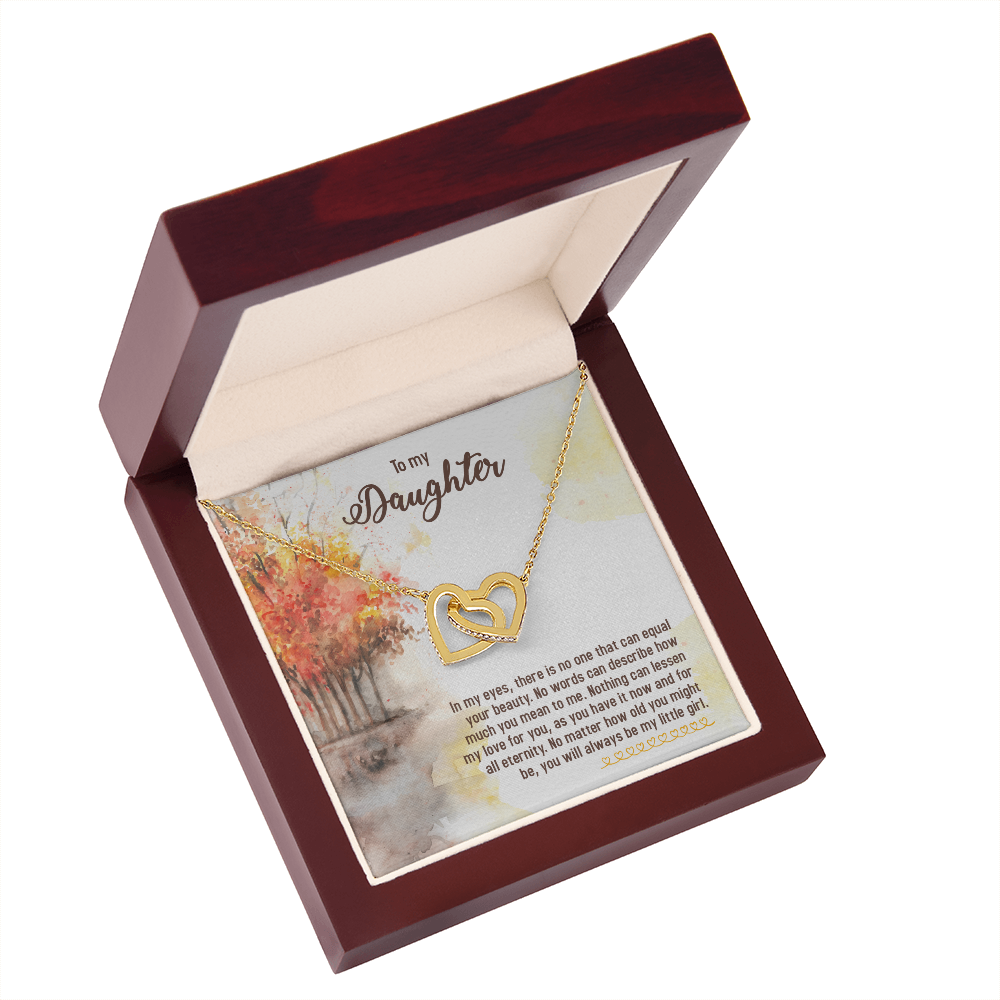 To My Daughter In My Eyes There is No One Inseparable Necklace-Express Your Love Gifts