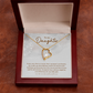 To My Daughter In My Eyes There is No One Simple Forever Necklace w Message Card-Express Your Love Gifts