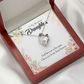 To My Daughter In my Heart Forever Forever Necklace w Message Card-Express Your Love Gifts