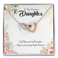 To My Daughter In my Heart Forever Inseparable Necklace-Express Your Love Gifts