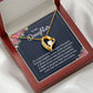 To My Daughter It's a Special Bond Forever Necklace w Message Card-Express Your Love Gifts