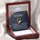 To My Daughter It's a Special Bond Forever Necklace w Message Card-Express Your Love Gifts