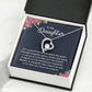To My Daughter It's a Special Bond Forever Necklace w Message Card-Express Your Love Gifts