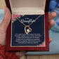 To My Daughter It's a Special Bond Forever Necklace w Message Card-Express Your Love Gifts