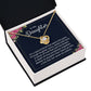 To My Daughter It's a Special Bond Infinity Knot Necklace Message Card-Express Your Love Gifts