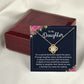 To My Daughter It's a Special Bond Infinity Knot Necklace Message Card-Express Your Love Gifts