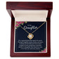 To My Daughter It's a Special Bond Infinity Knot Necklace Message Card-Express Your Love Gifts