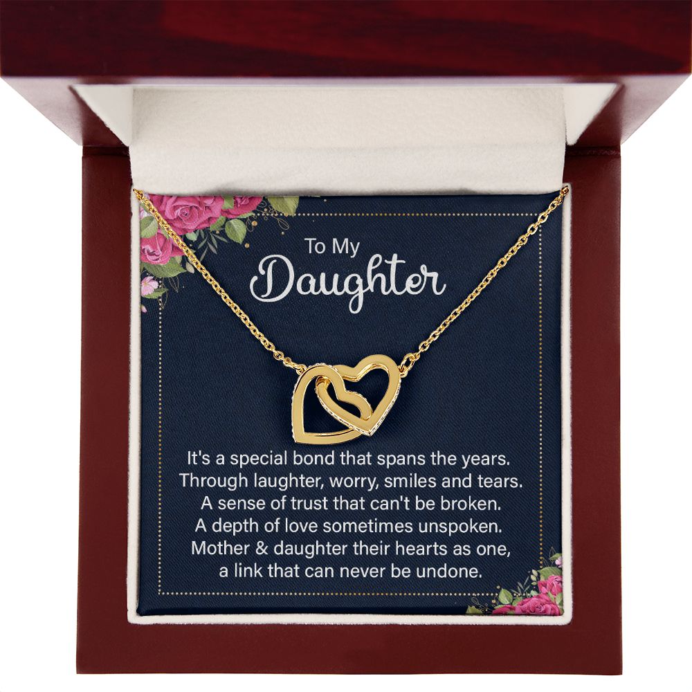 To My Daughter It's a Special Bond Inseparable Necklace-Express Your Love Gifts