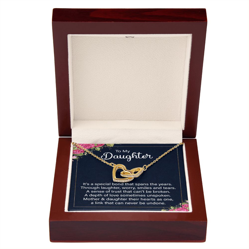 To My Daughter It's a Special Bond Inseparable Necklace-Express Your Love Gifts