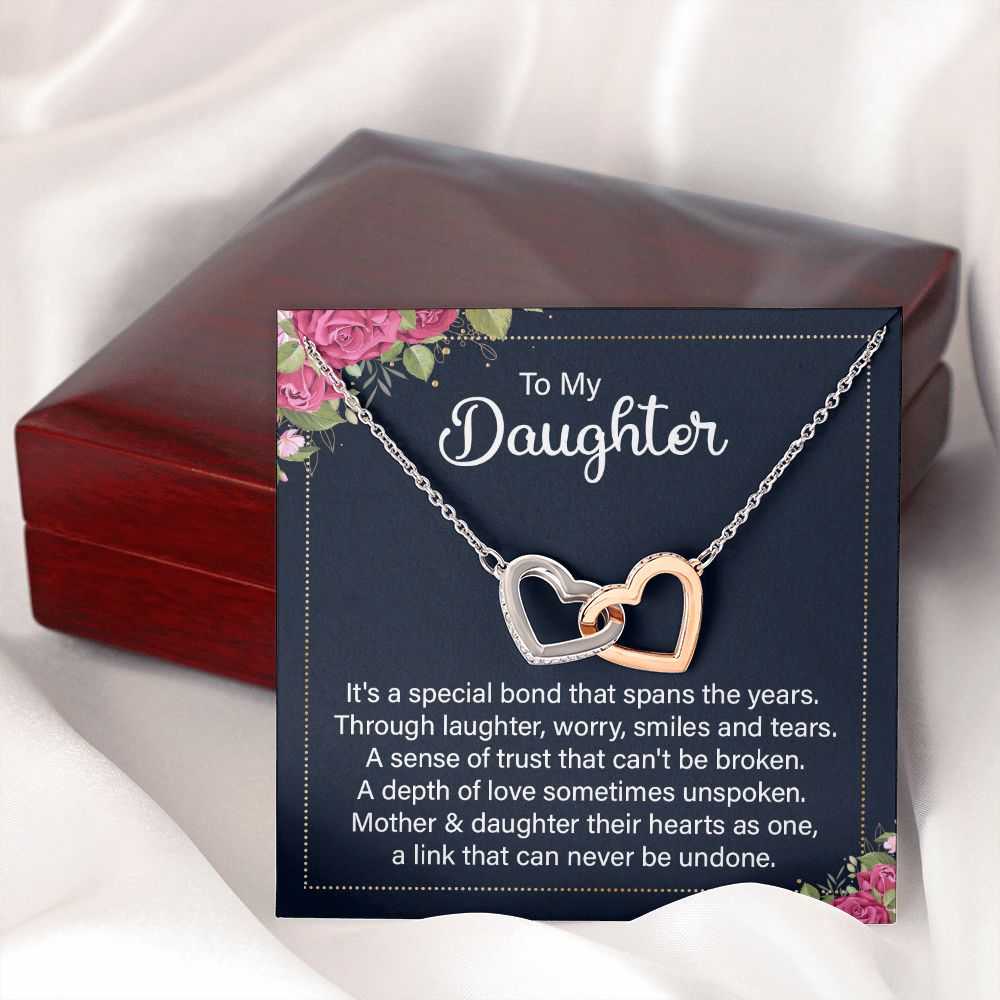 To My Daughter It's a Special Bond Inseparable Necklace-Express Your Love Gifts