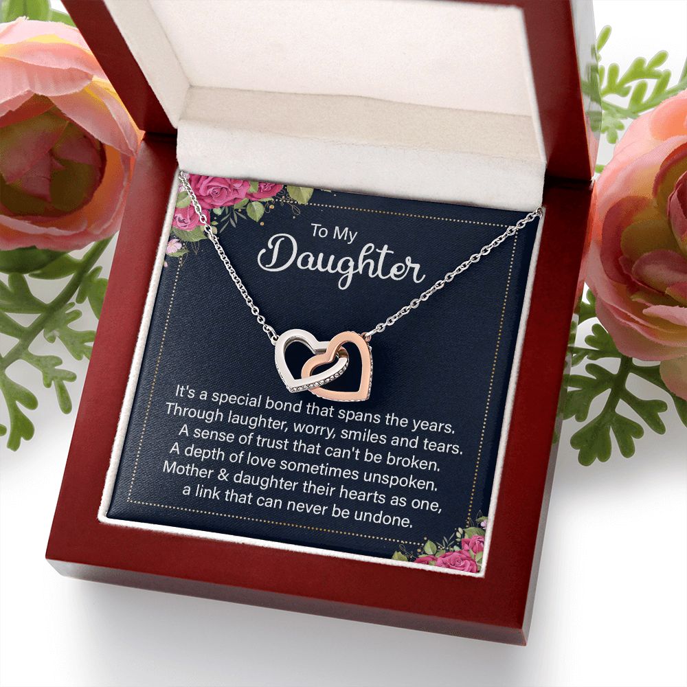 To My Daughter It's a Special Bond Inseparable Necklace-Express Your Love Gifts