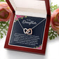 To My Daughter It's a Special Bond Inseparable Necklace-Express Your Love Gifts