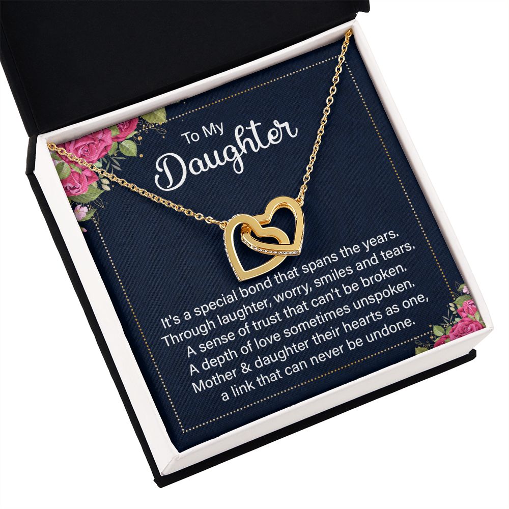 To My Daughter It's a Special Bond Inseparable Necklace-Express Your Love Gifts