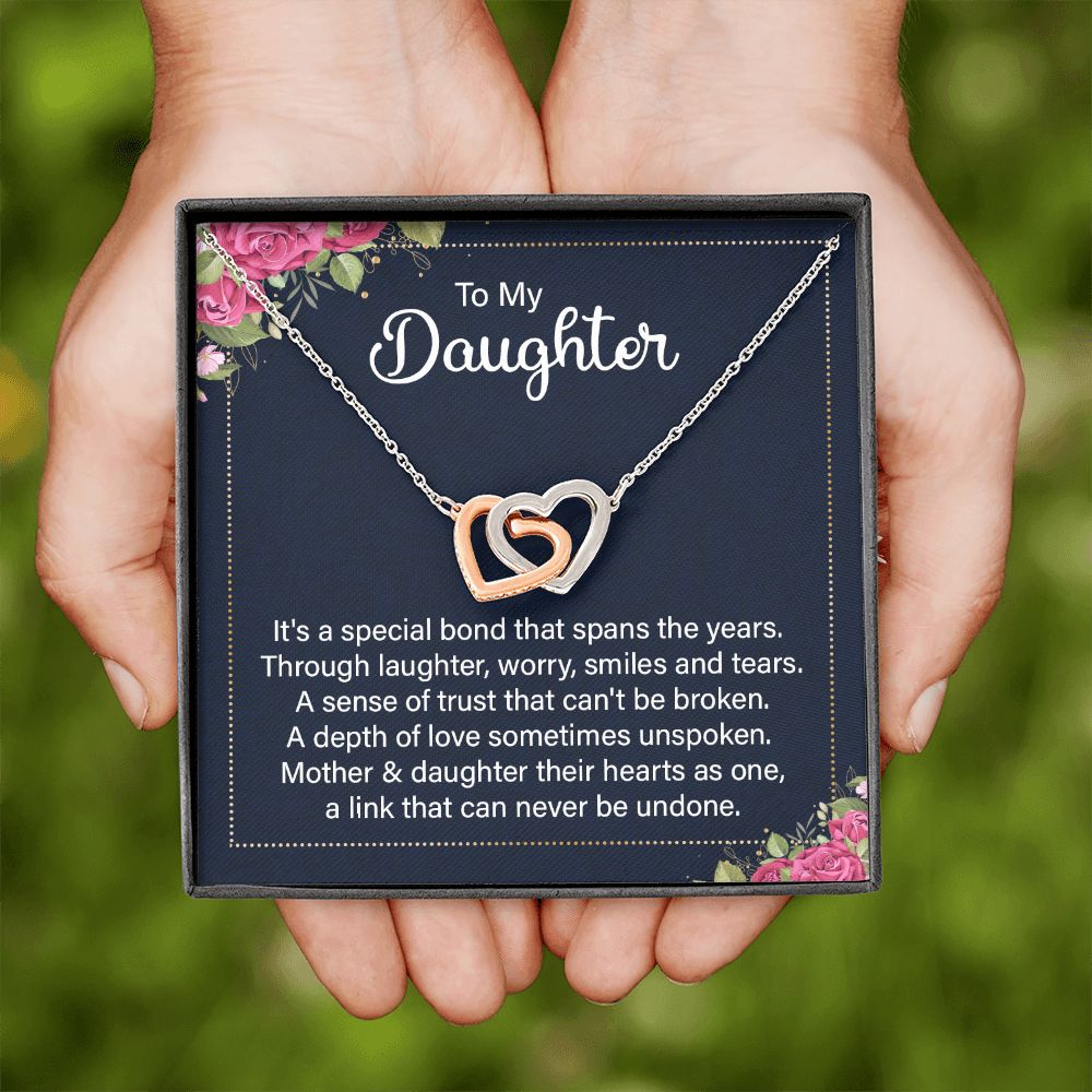 To My Daughter It's a Special Bond Inseparable Necklace-Express Your Love Gifts