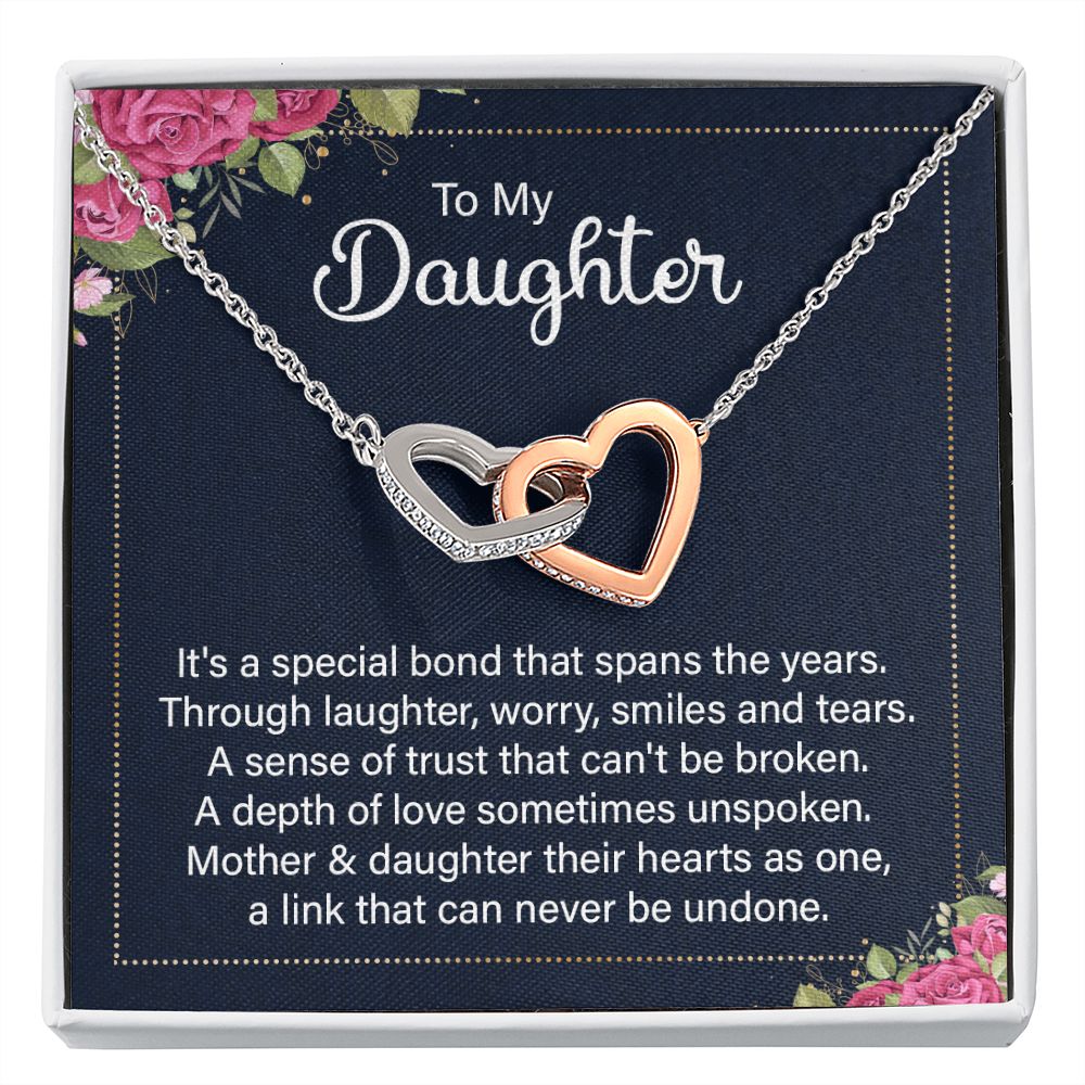To My Daughter It's a Special Bond Inseparable Necklace-Express Your Love Gifts