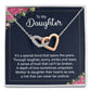 To My Daughter It's a Special Bond Inseparable Necklace-Express Your Love Gifts