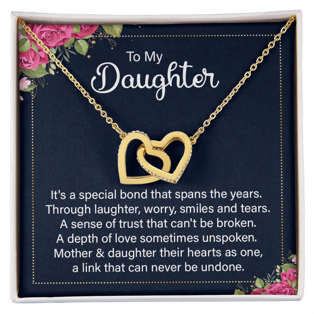 To My Daughter It's a Special Bond Inseparable Necklace-Express Your Love Gifts