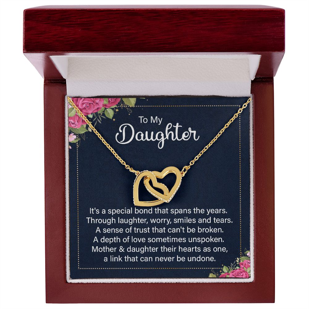 To My Daughter It's a Special Bond Inseparable Necklace-Express Your Love Gifts