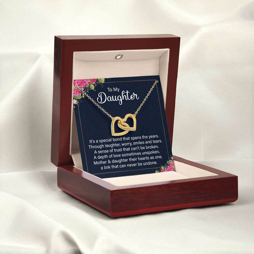 To My Daughter It's a Special Bond Inseparable Necklace-Express Your Love Gifts