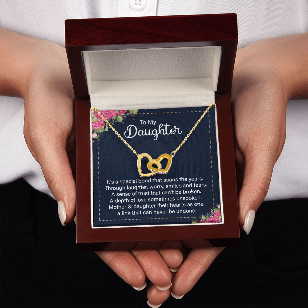 To My Daughter It's a Special Bond Inseparable Necklace-Express Your Love Gifts