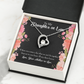 To My Daughter Keep in Heart From Mother-in-Law Forever Necklace w Message Card-Express Your Love Gifts
