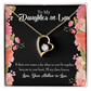To My Daughter Keep in Heart From Mother-in-Law Forever Necklace w Message Card-Express Your Love Gifts