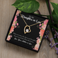 To My Daughter Keep in Heart From Mother-in-Law Forever Necklace w Message Card-Express Your Love Gifts