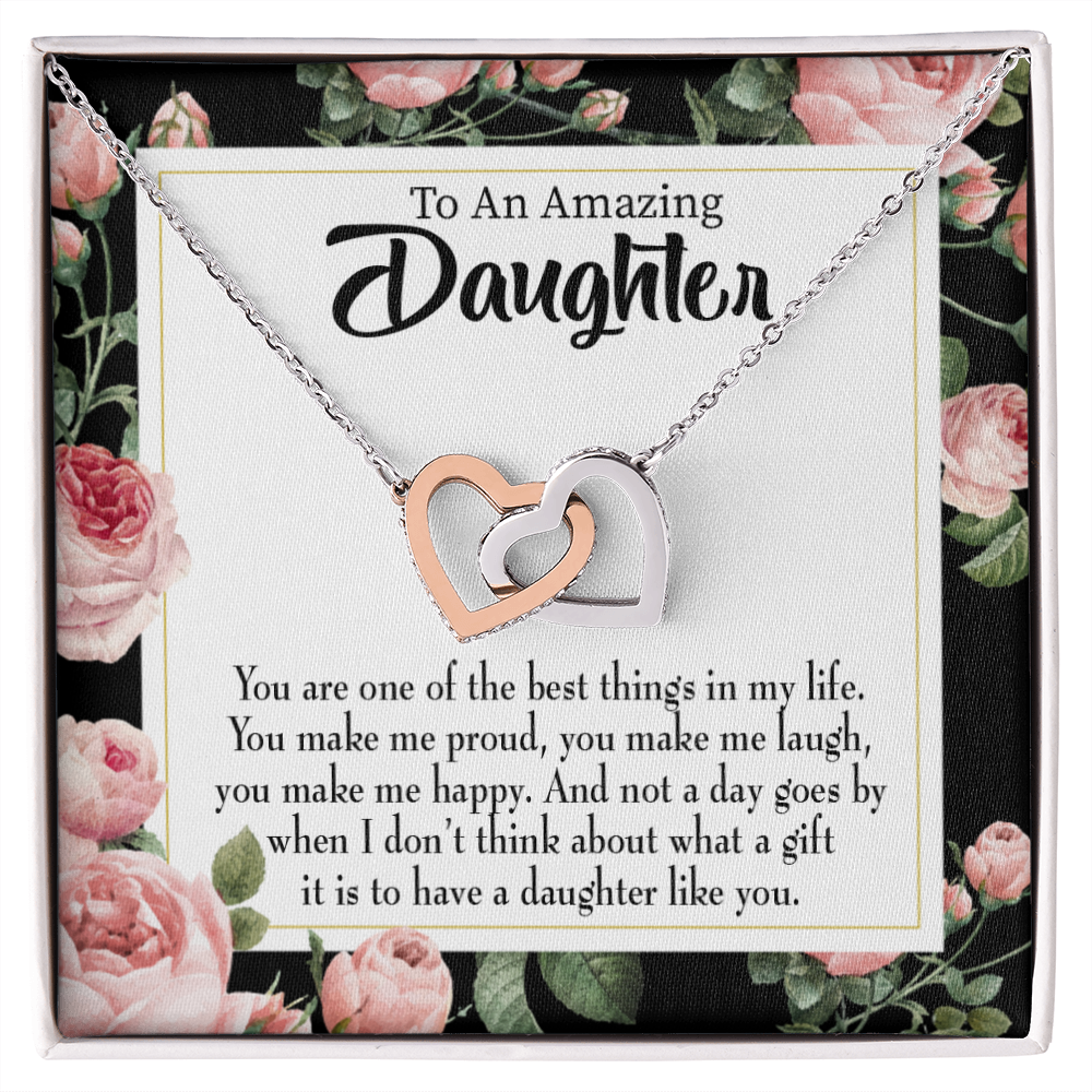 To My Daughter Like You Inseparable Necklace-Express Your Love Gifts