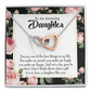 To My Daughter Like You Inseparable Necklace-Express Your Love Gifts