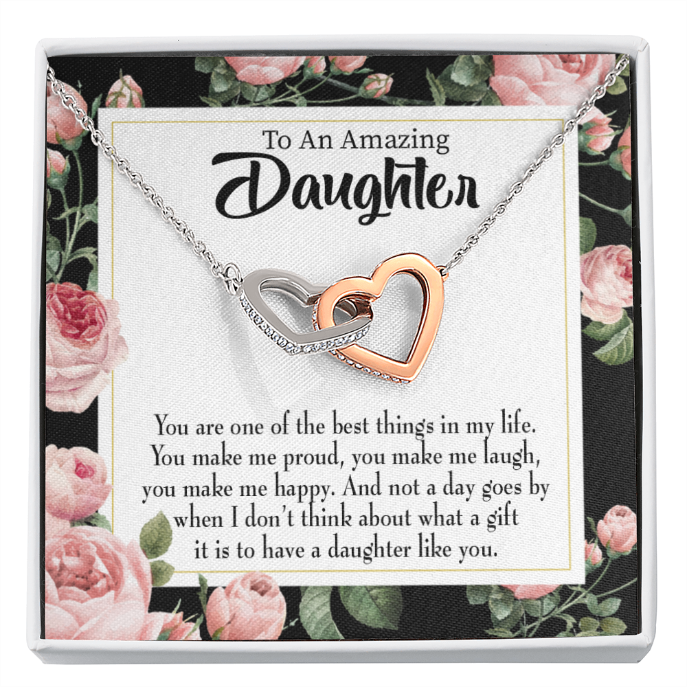 To My Daughter Like You Inseparable Necklace-Express Your Love Gifts