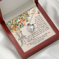 To My Daughter Listen to Your Heart From Mom Forever Necklace w Message Card-Express Your Love Gifts