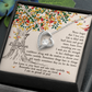 To My Daughter Listen to Your Heart From Mom Forever Necklace w Message Card-Express Your Love Gifts