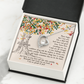 To My Daughter Listen to Your Heart From Mom Forever Necklace w Message Card-Express Your Love Gifts