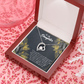 To My Daughter Little Girl Forever Necklace w Message Card-Express Your Love Gifts