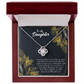 To My Daughter Little Girl Infinity Knot Necklace Message Card-Express Your Love Gifts