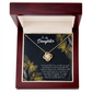 To My Daughter Little Girl Infinity Knot Necklace Message Card-Express Your Love Gifts